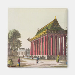 Imã "O palácio europeu" em Yuen-Ming-Yuan, illustrat