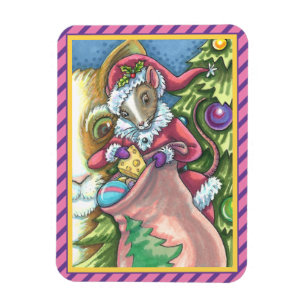 ÍMÃ O PAPAI NOEL DO RATO TRAZ PRESENTES DE NATAL PARA