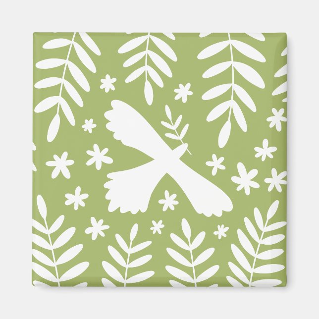 Imã O Pássaro Branco (Frente)