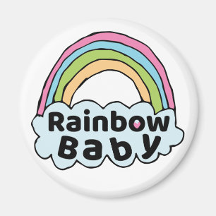 Imã O Pastel Rainbow Baby Birth abençoando o milagre 