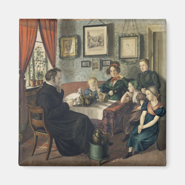 Imã O Pastor Johann Wilhelm Rautenberg e o seu (Frente)