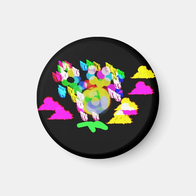 Imã O pavão brilha no escuro (Frente)