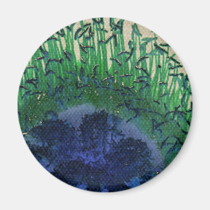 Imã O pavão inspirou o ímã da flor