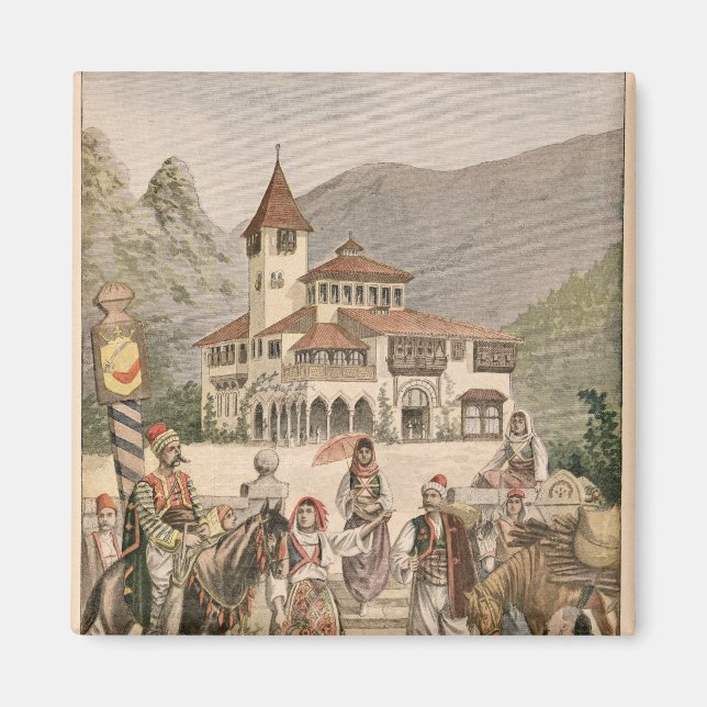 Imã O Pavilhão Bósnio na Exposição Universal (Frente)