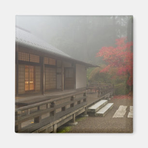 Imã O pavilhão no Jardim Japonês Portland