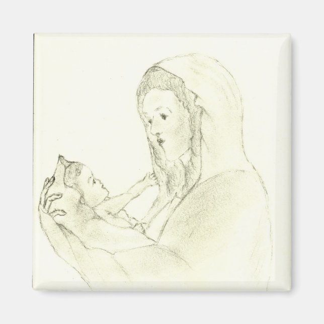 Imã O pequeno ímã infantil de Mary (Frente)