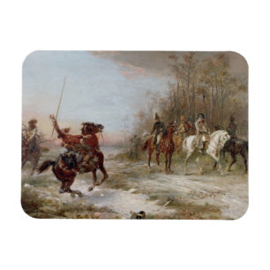 Ímã O perigo de Napoleon no Brienne-le-Castelo, c.1891