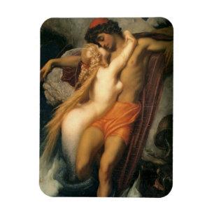 Ímã O pescador e a sirene [Frederic Leighton]