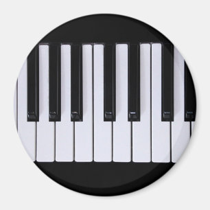 Imã O piano preto e branco fecha o ímã
