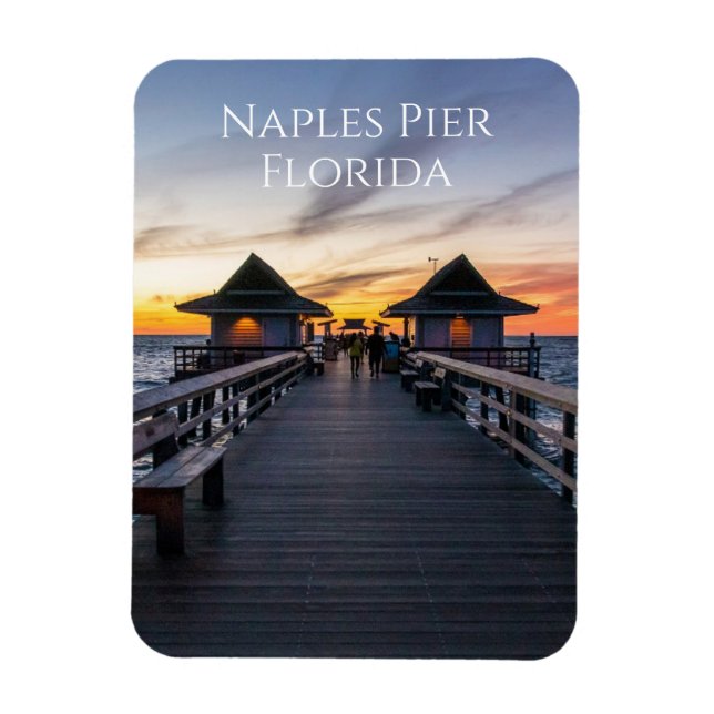 Ímã O Pier Nápoles Na Flórida Novelty (Vertical)