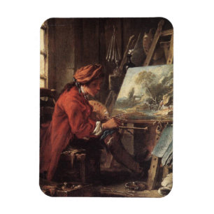 Ímã O Pintor em Seu Estúdio (de François Boucher)