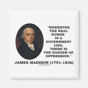 Imã O poder real de James Madison encontra-se perigo