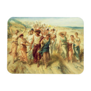 Ímã O poeta Anacreon (570-485 BC) com seus musas, 189