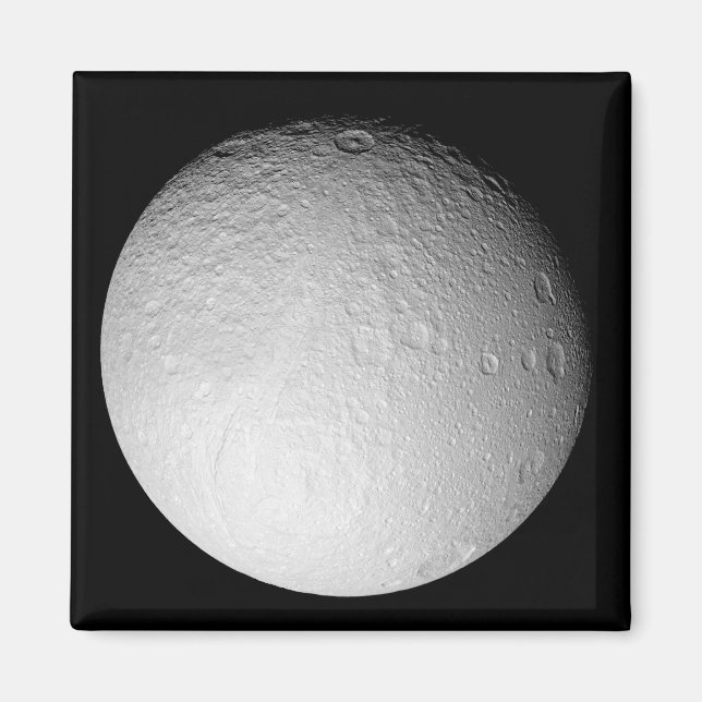 Imã O Polo Sul da Lua de Saturno Tethys (Frente)