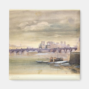 Imã O Pont-Neuf e o Ile de la Menção, 1881