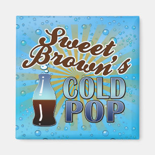 Imã O pop frio de Brown doce