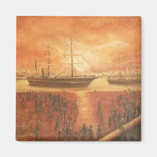 Imã O pôr do sol no passado