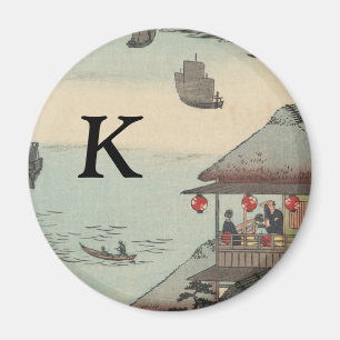 Imã O porto em Kanagawa, Japão: Monograma Inicial