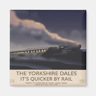 Imã O pôster da Yorkshire Dales Railway
