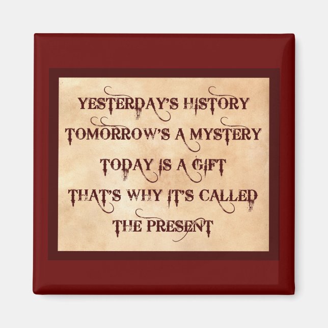 Imã O presente (Frente)