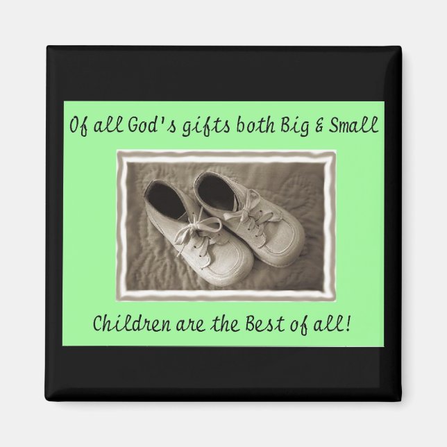 Imã O presente de Deus do Nenê (Frente)