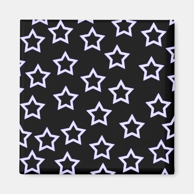 Imã O preto Stars o ímã (Frente)