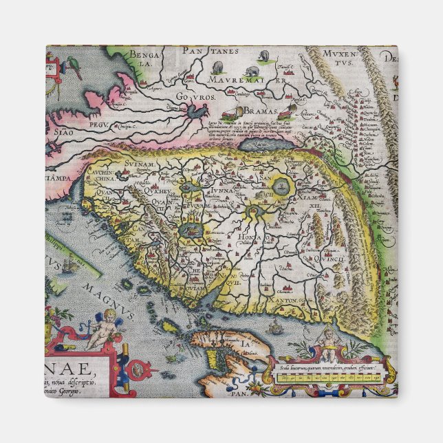 Imã O Primeiro Atlas Ocidental na China | 1584 (Frente)