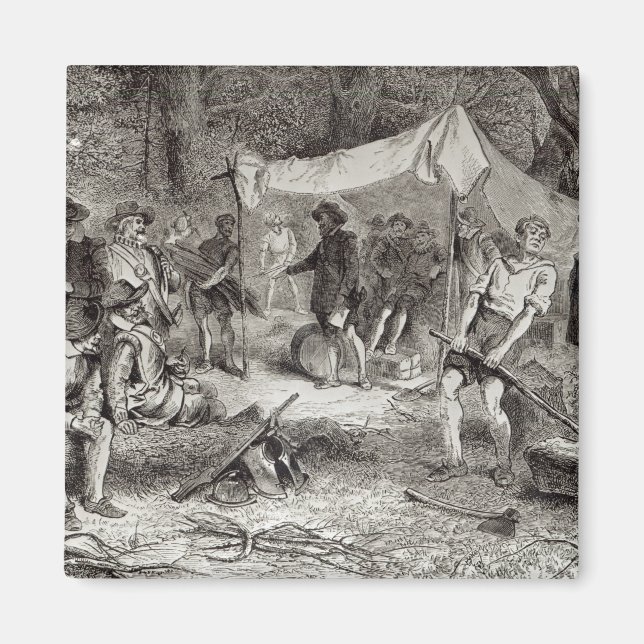 Imã O primeiro dia em Jamestown (Frente)