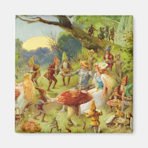 Imã O Príncipe das Fadas e a Thumbelina na Floresta M
