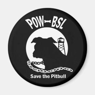 Imã O PRISIONEIRO DE GUERRA BSL salvar o emblema do