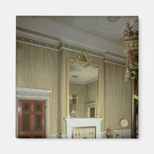 Imã O quarto com lareira projetou por Adam, c.1776