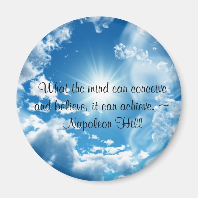 Imã O que a mente pode conceber... (Frente)