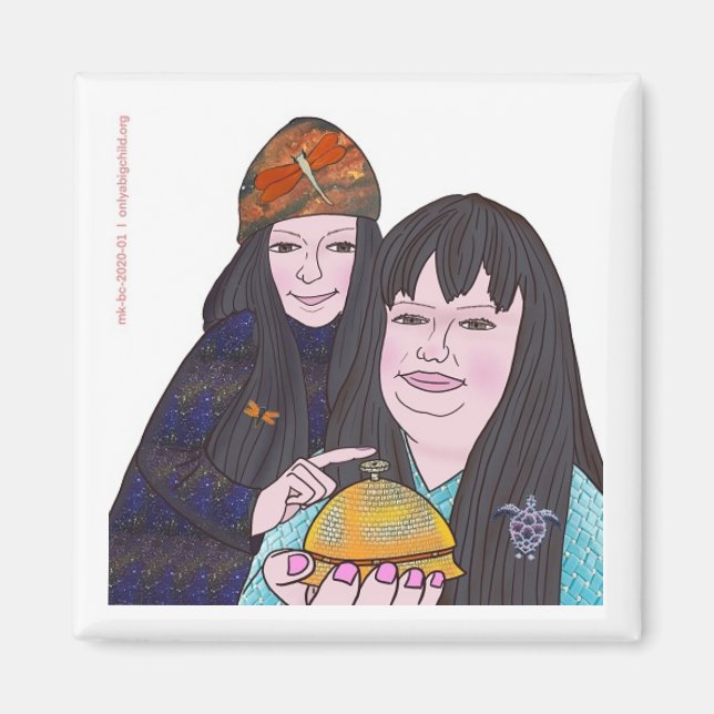 Imã O Que A MyriElla?! ímã (Frente)