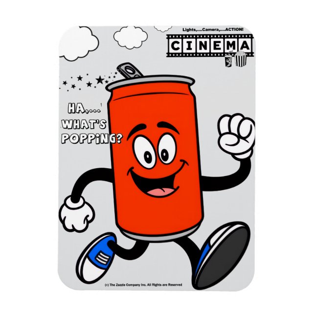 Ímã O que é o Popping? Soda Can Buddy (Vertical)