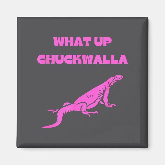 Imã O que está acontecendo Chuckwalla_ Citação engraça (Frente)