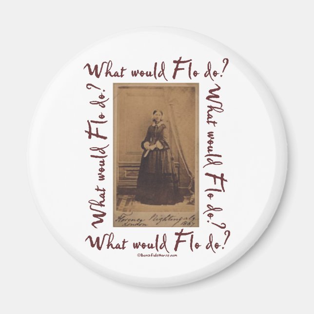 Imã O que Flo faria? Florence Nightingale (Frente)