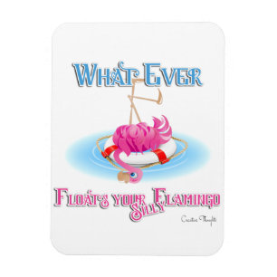 Ímã O que flutuar seu Bobo Flamingo