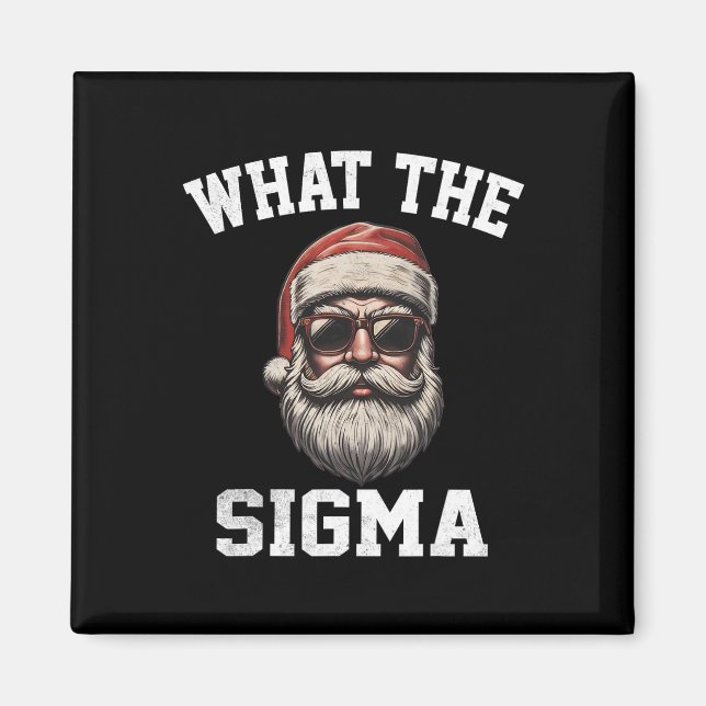 Imã O Que O Sigma Papai Noel Piada De Natal Meme Xmas  (Frente)