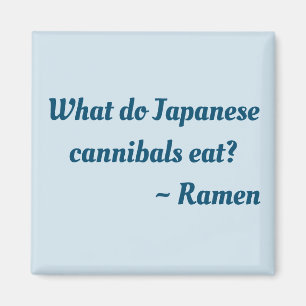 Imã O que os canibais japoneses comem? Ímã Ramen