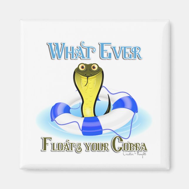 Imã O Que Quer Que Flutue O Seu Cobra (Frente)