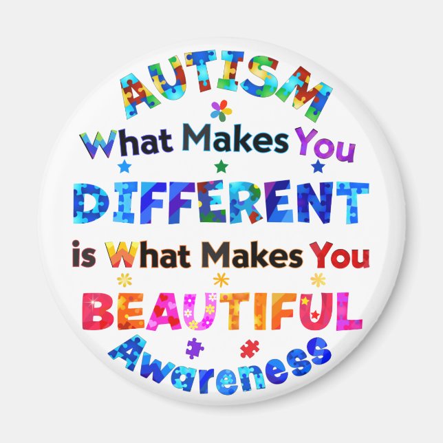 Imã O Que Te Faz DIFERENTE É LINDO (Frente)