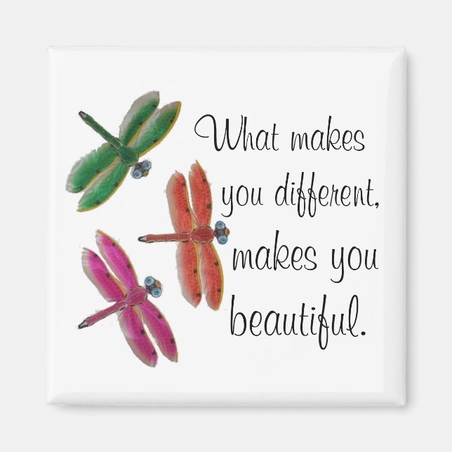 Imã o que te faz diferente, te faz belo arrastar (Frente)