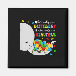 Imã O Que Te Torna Diferente Bela Autismo Elefante