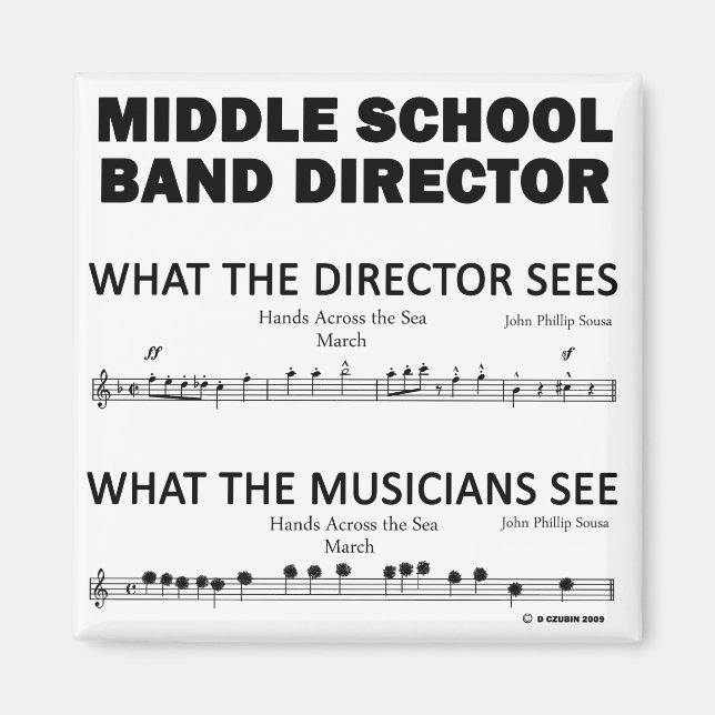 Imã O que vê a Banda da Escola Média (Frente)