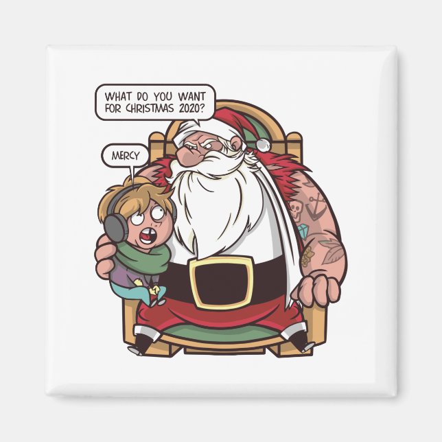 Imã O que você quer para o Natal? (Frente)