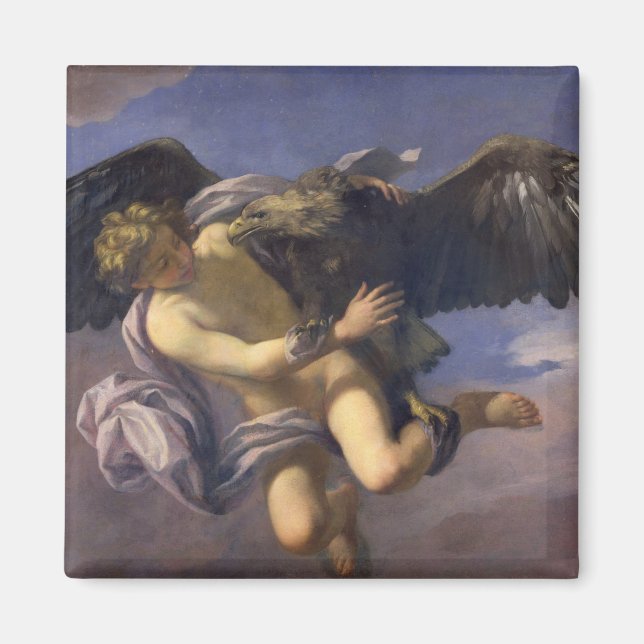 Imã O rapto de Ganymede, 1700 (óleo na canvas) (Frente)