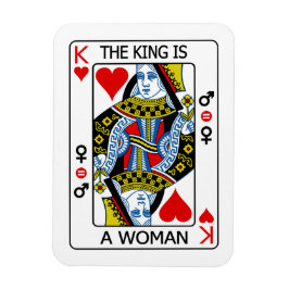 Ímã O Rei é uma Mulher