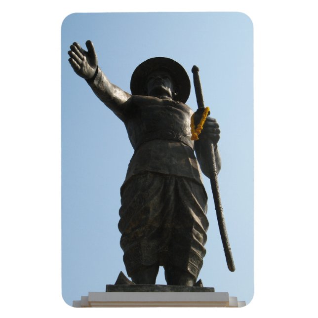 Ímã O Rei Excelente Anouvong... Vientiane, Laos (Vertical)