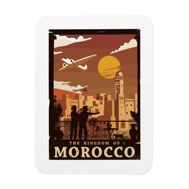 Ímã O Reino de Marrocos (Vertical)
