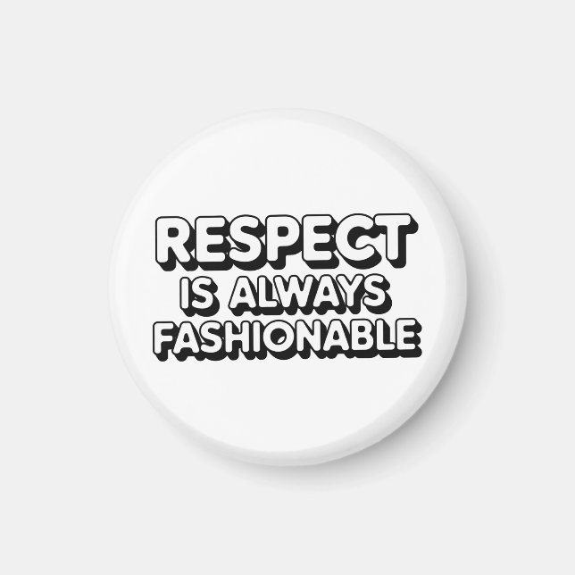 Imã O Respeito É Sempre Modestável (Frente)